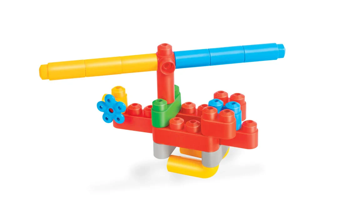 Hape PolyM Building Block Tub - 128p - Image 15