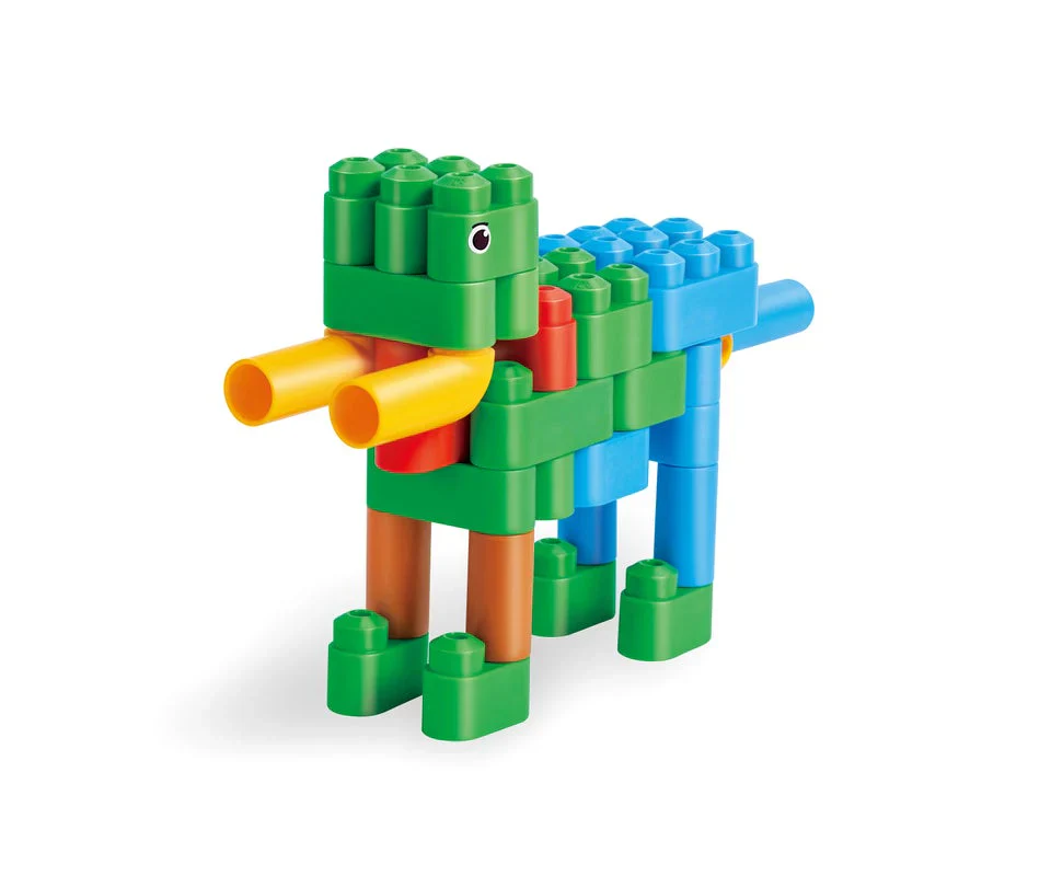Hape PolyM Building Block Tub - 128p - Image 7