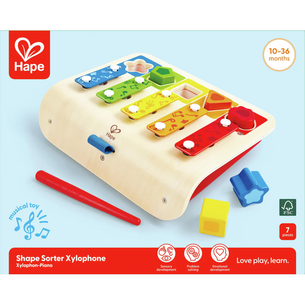 Hape Shape Sorter Xylophone - Image 3
