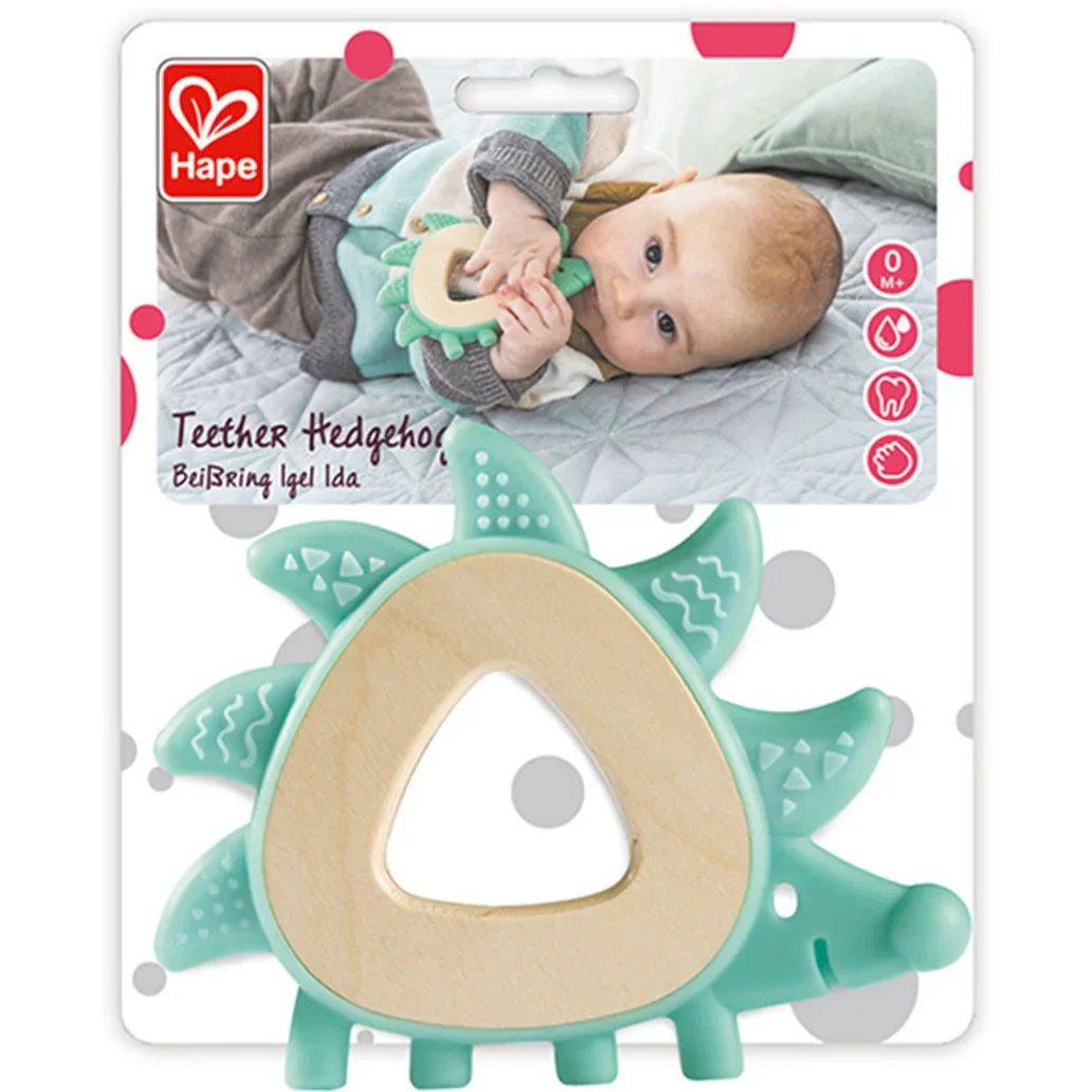 Hape Teether Hedgehog - Image 3