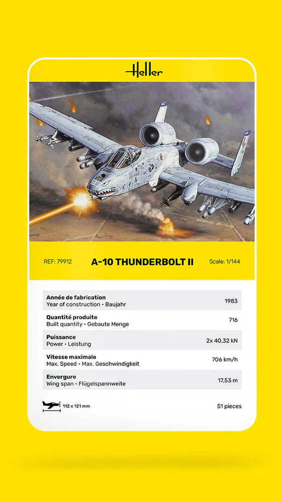 Heller - 1/144 A-10 THUNDERBOLT II - Image 5