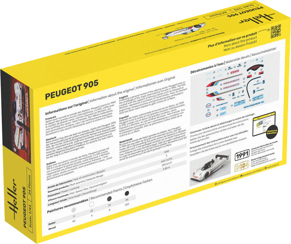 Heller - 1/43 PEUGEOT 905 - Image 2