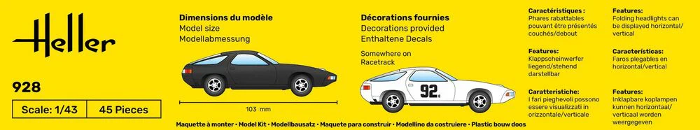 Heller - 1/43 PORSCHE 928 - Image 6