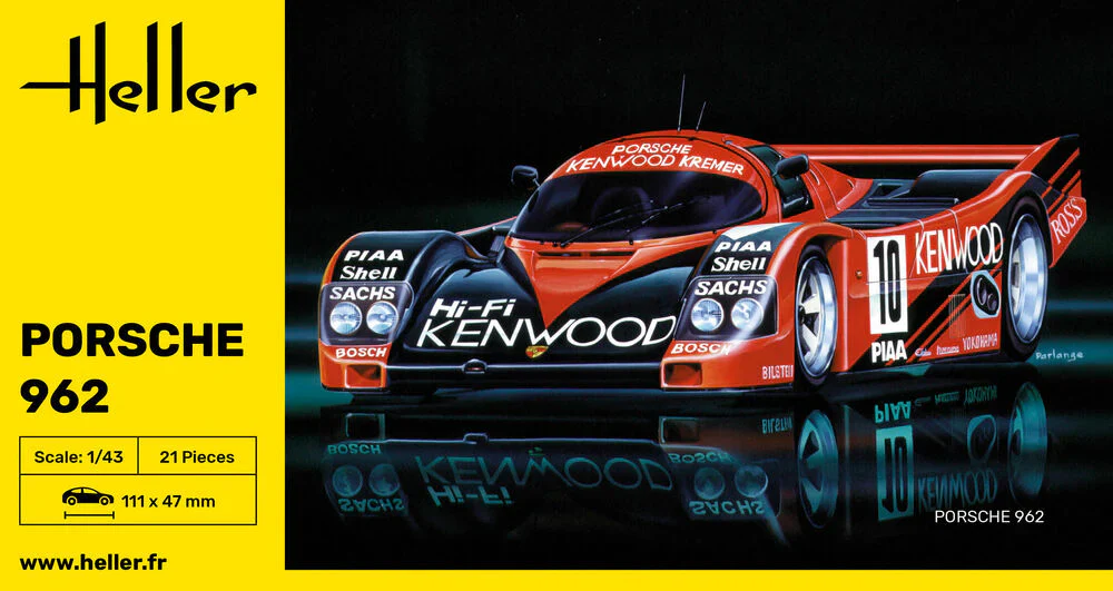 Heller - 1/43 PORSCHE 962 - Image 3