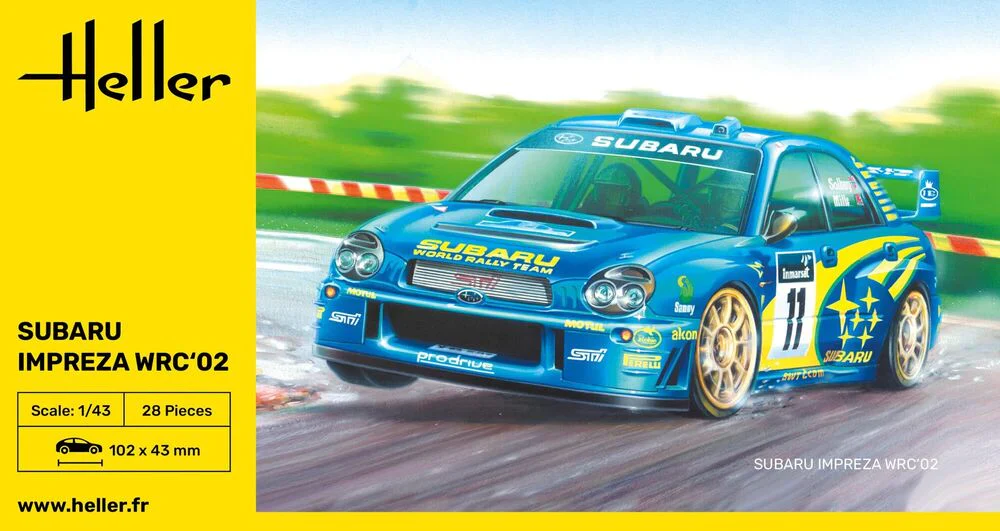 Heller - 1/43 SUBARU IMPREZA WRC ’02 - Image 3