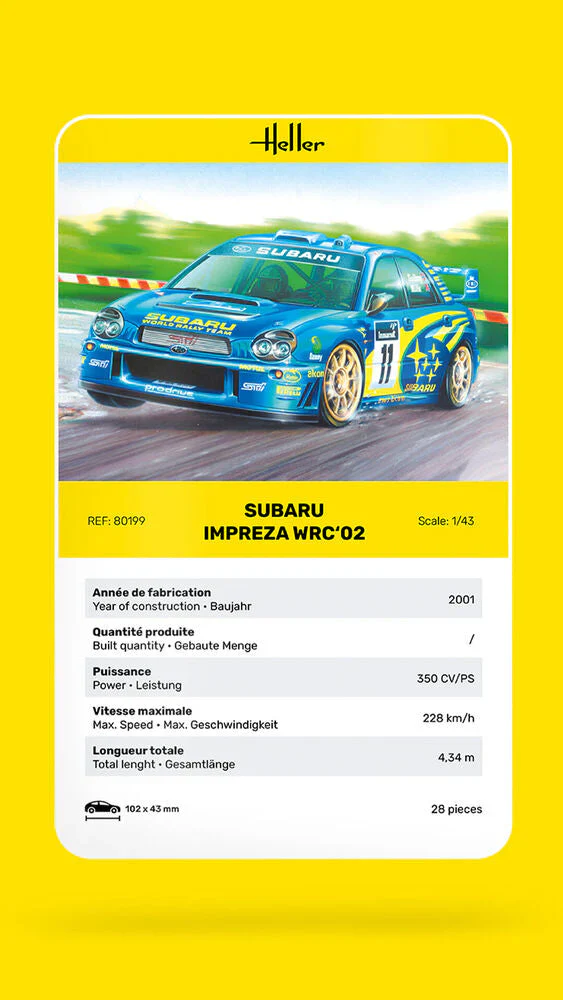 Heller - 1/43 SUBARU IMPREZA WRC ’02 - Image 5