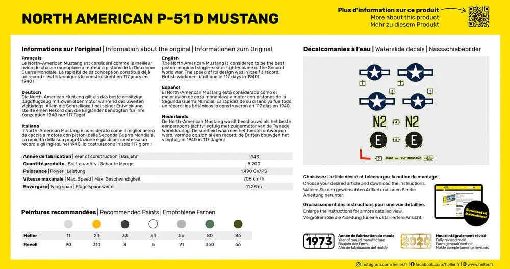 Heller - 1/72 P-51D MUSTANG - Image 4