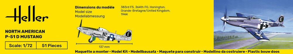 Heller - 1/72 P-51D MUSTANG - Image 6