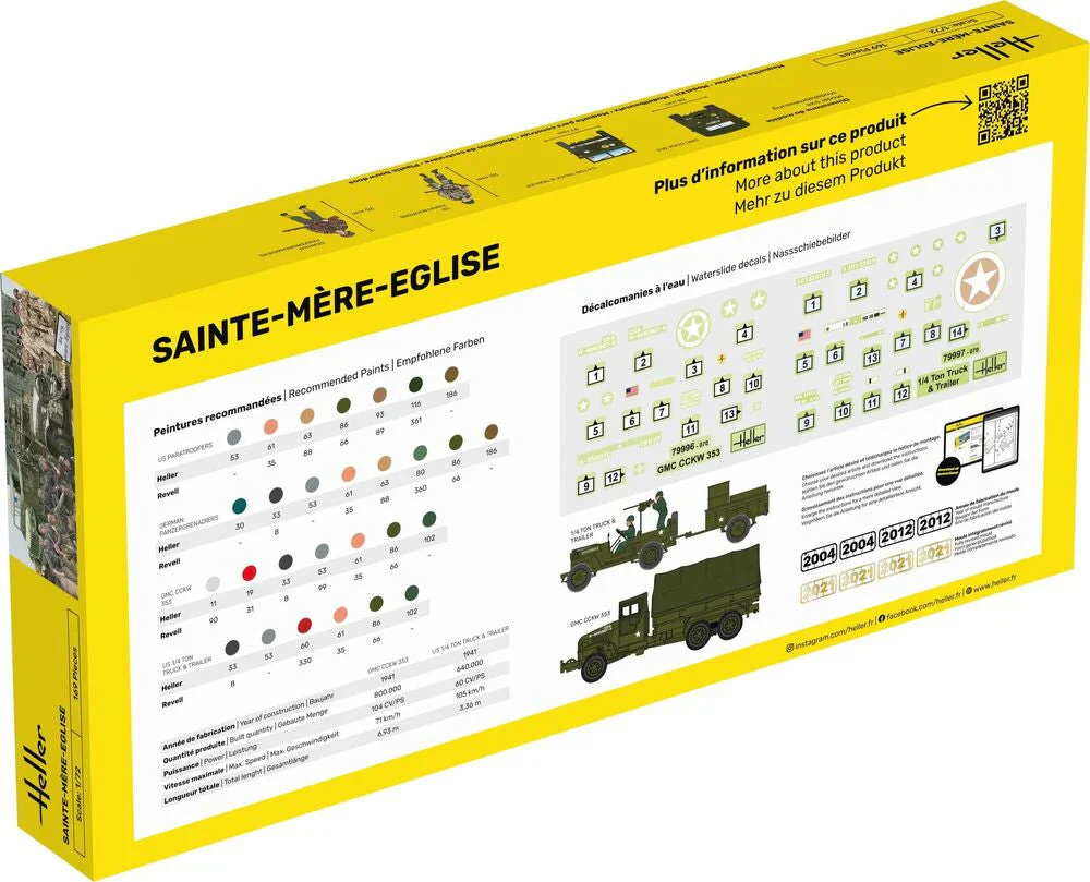 Heller - 1/72 SAINTE-MERE-EGLISE SCENE - Image 2