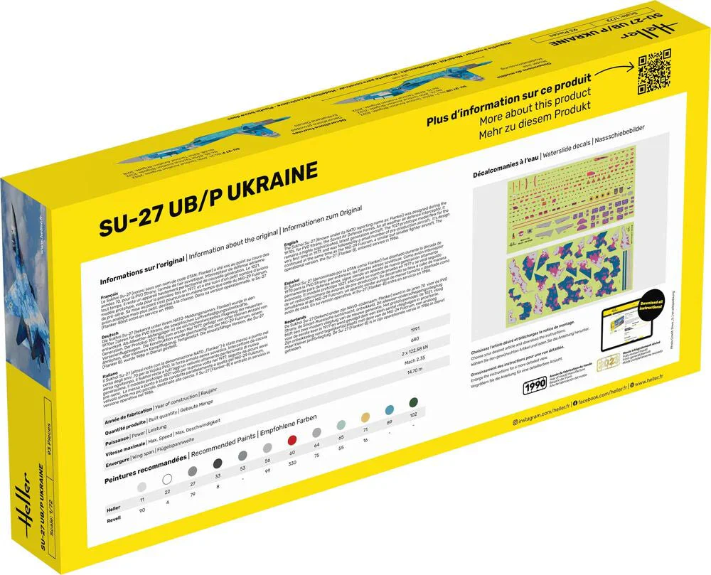 Heller - 1/72 SU-27 UB/P UKRAINE - Image 2