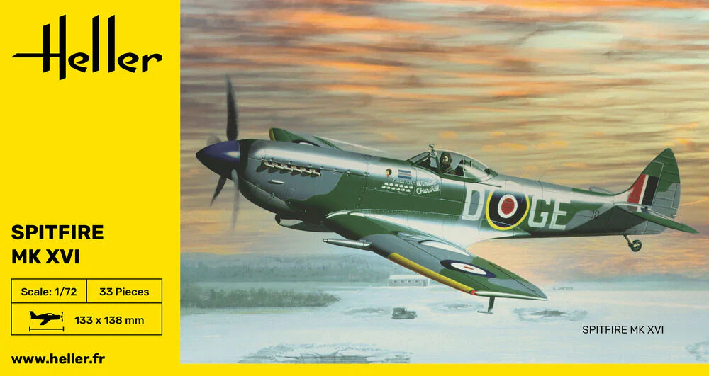 Heller - 1/72 SUPERMARINE SPITFIRE MK.XVI - Image 3