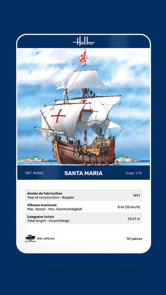 Heller - 1/75 SANTA MARIA - Image 6