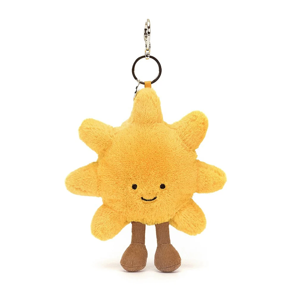 JELLYCAT AMUSEABLE SUN BAG CHARM YELLOW 4X14X2 CM - Image 4