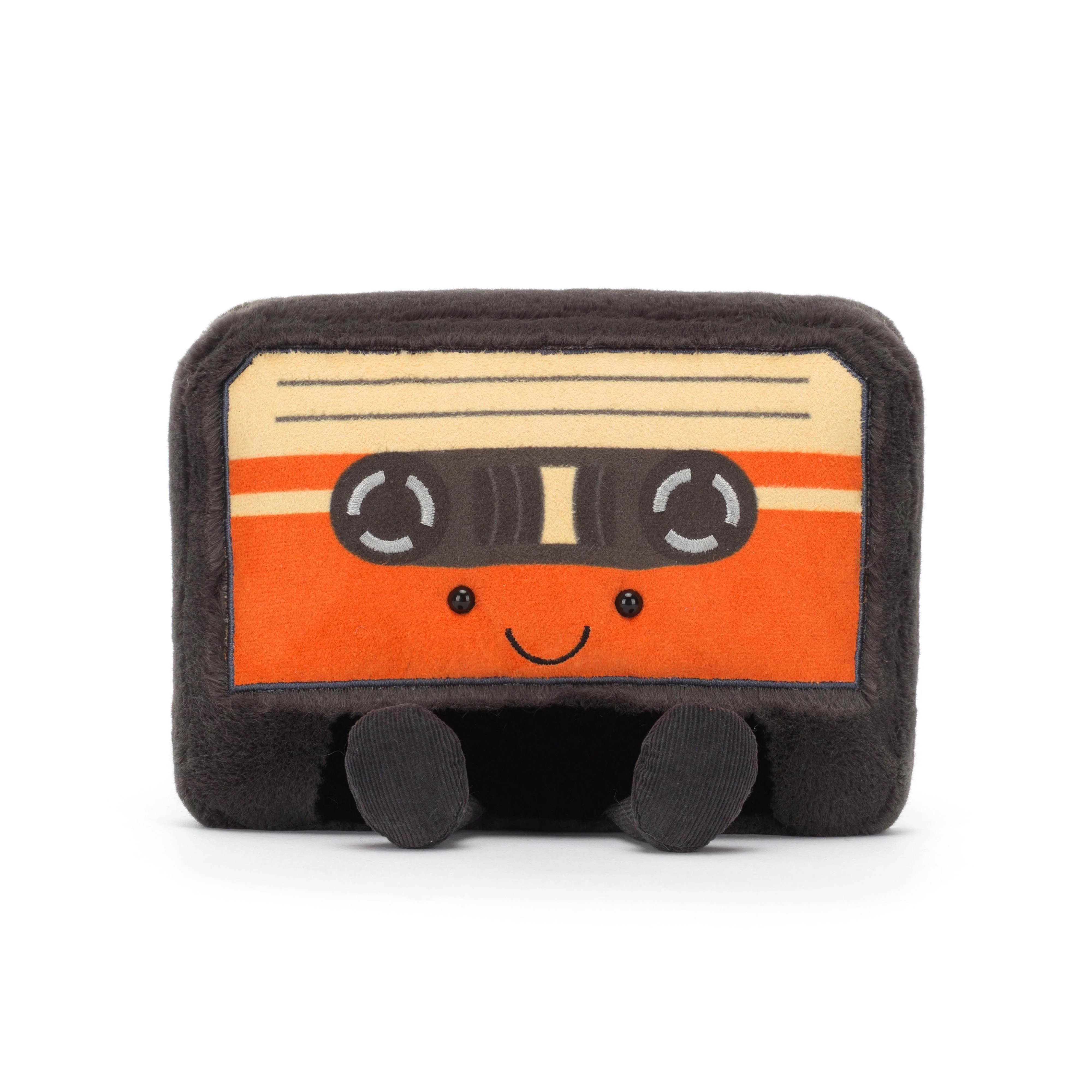 JELLYCAT AMUSEABLES CASSETTE TAPE BLACK 7X18X20CM - Image 2