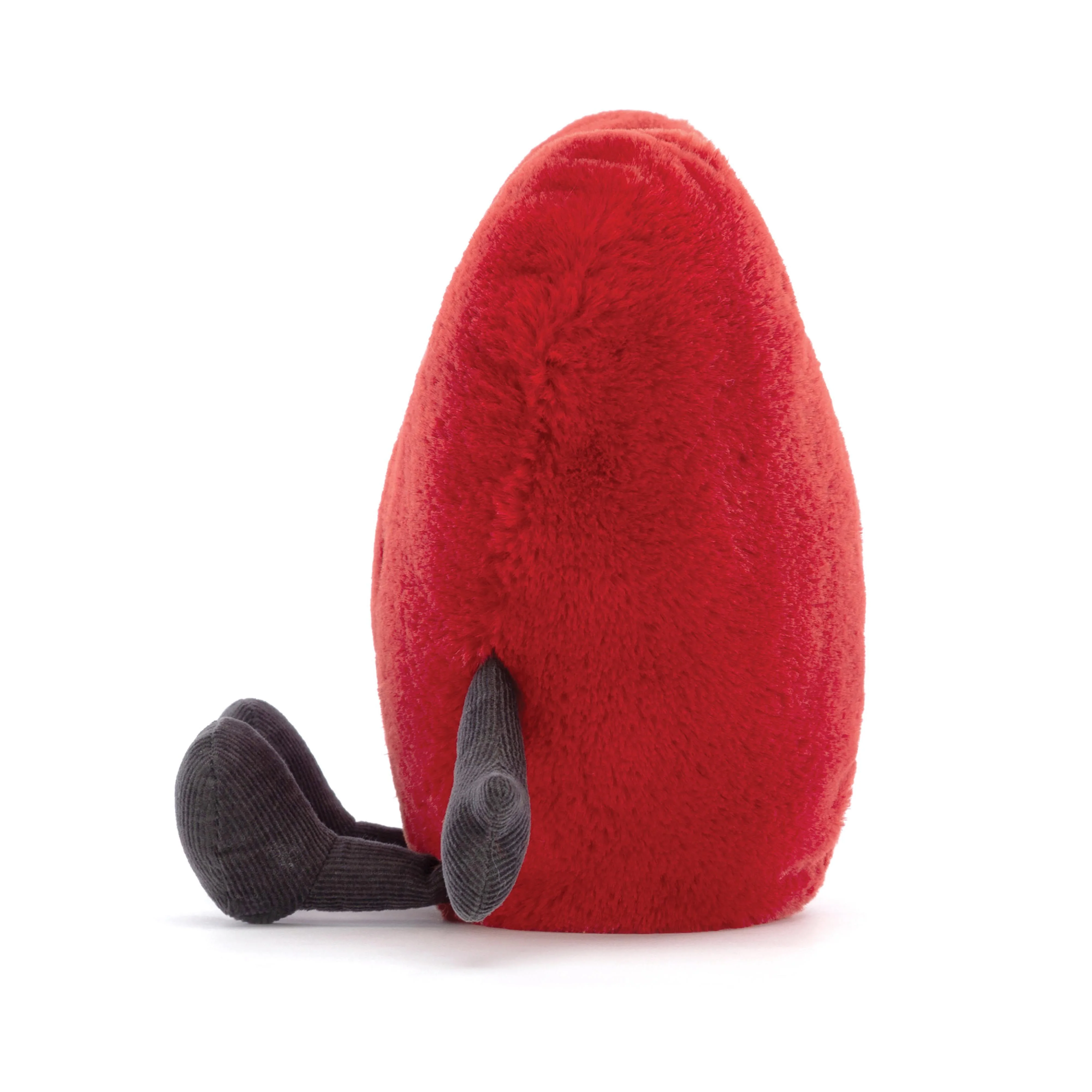 JELLYCAT AMUSEABLES RED HEART LARGE RED & BLACK 7X19X17 CM - Image 2