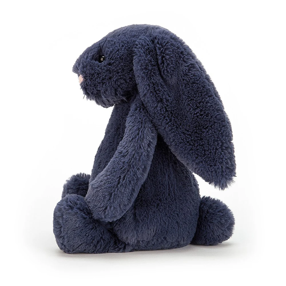 JELLYCAT BASHFUL NAVY BUNNY LITTLE (SMALL) BLUE 8X9X18 CM - Image 2