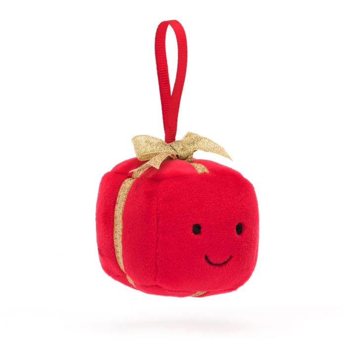 JELLYCAT FESTIVE FOLLY PRESENT RED 7X7X7 CM - Image 3
