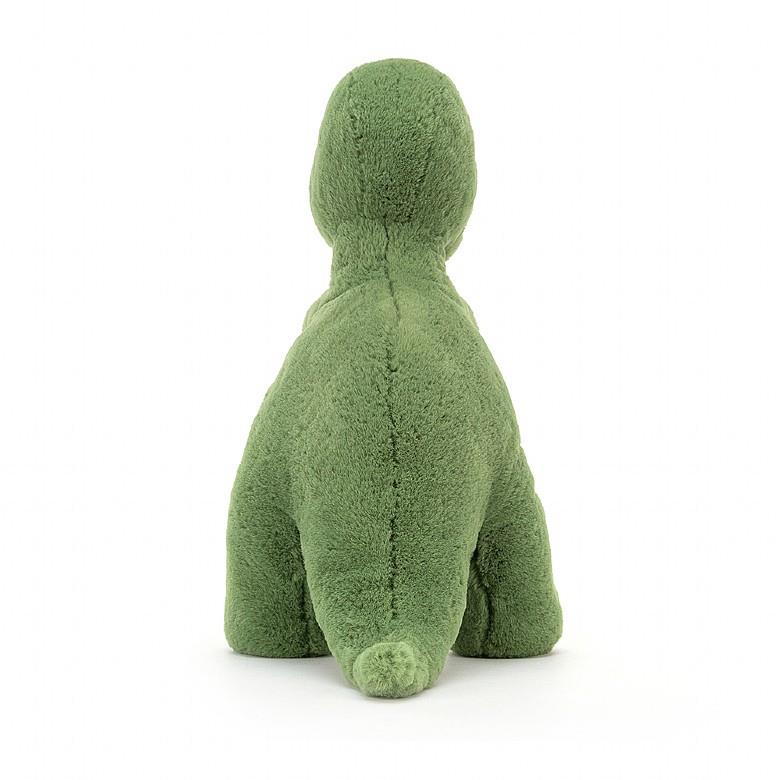 JELLYCAT FOSSILLY T-REX MEDIUM GREEN 28X14X28CM - Image 3