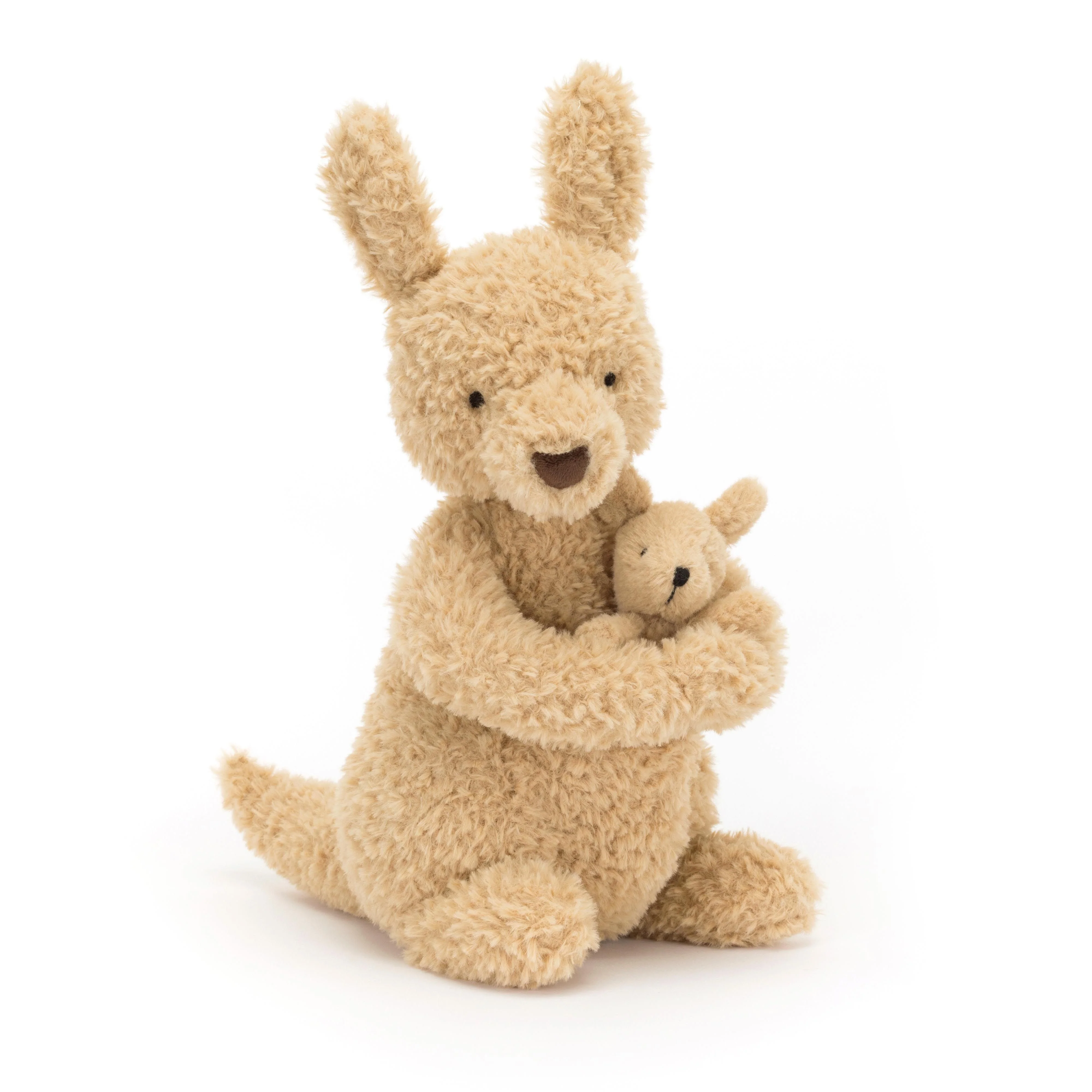 JELLYCAT HUDDLES KANGAROO BROWN 12X14X26 CM - Image 2