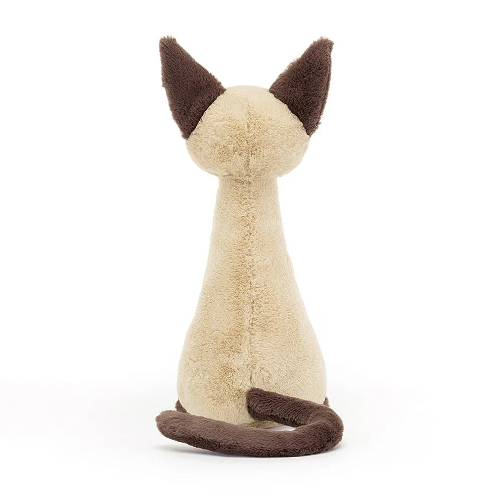 JELLYCAT IRIS SIAMESE CAT BROWN 3X2X27 CM - Image 3