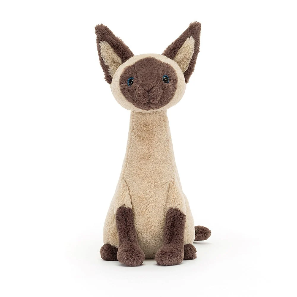 JELLYCAT IRIS SIAMESE CAT BROWN 3X2X27 CM - Image 4