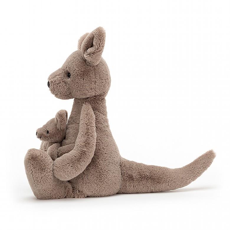 JELLYCAT KARA KANGAROO BROWN 37X12X15 CM - Image 2
