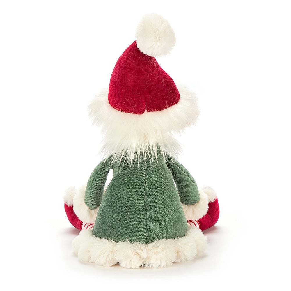 JELLYCAT LEFFY ELF MEDIUM MULTI-COLOURED 34X10X8 CM - Image 3