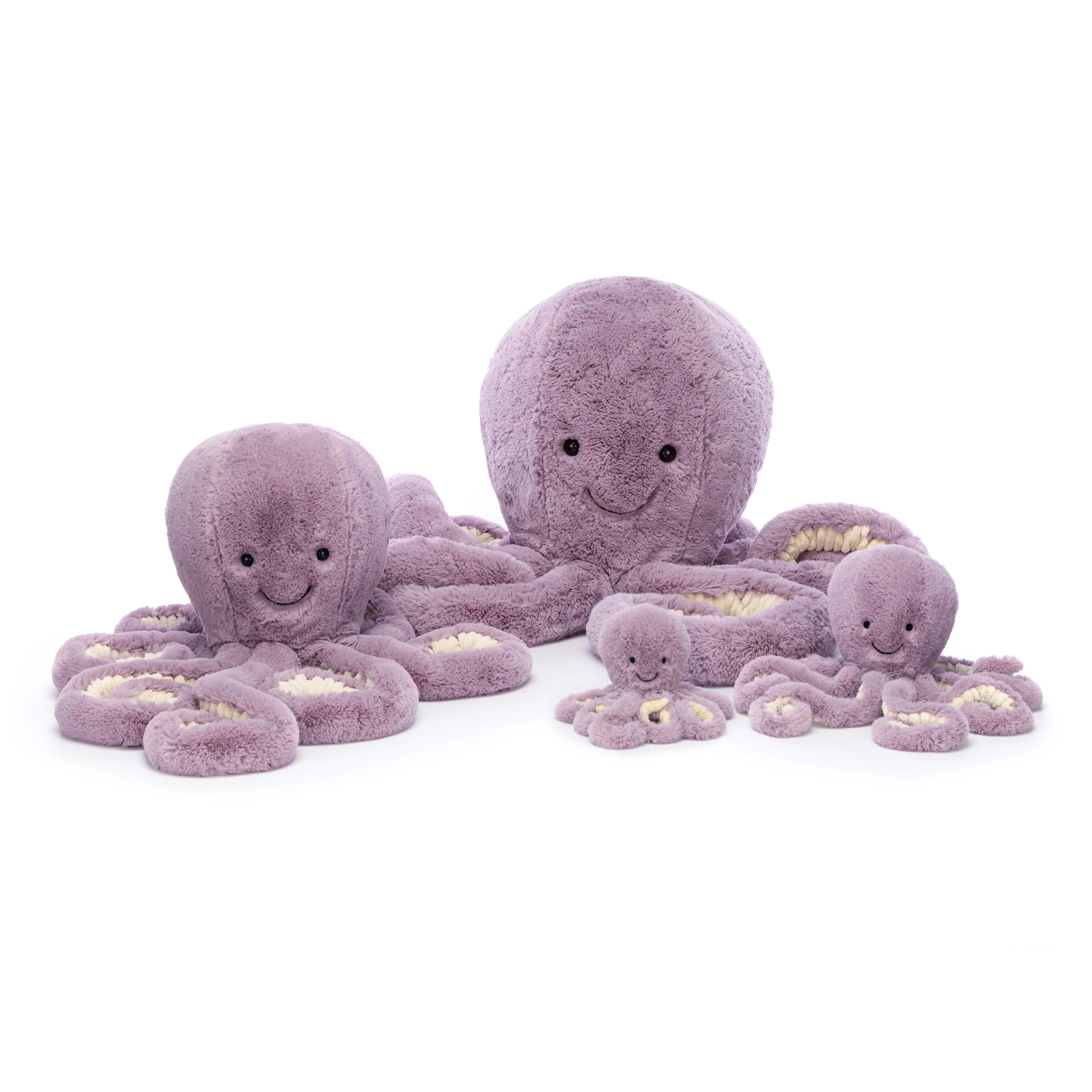 JELLYCAT MAYA OCTOPUS REALLY BIG PURPLE 30X30X75CM - Image 3