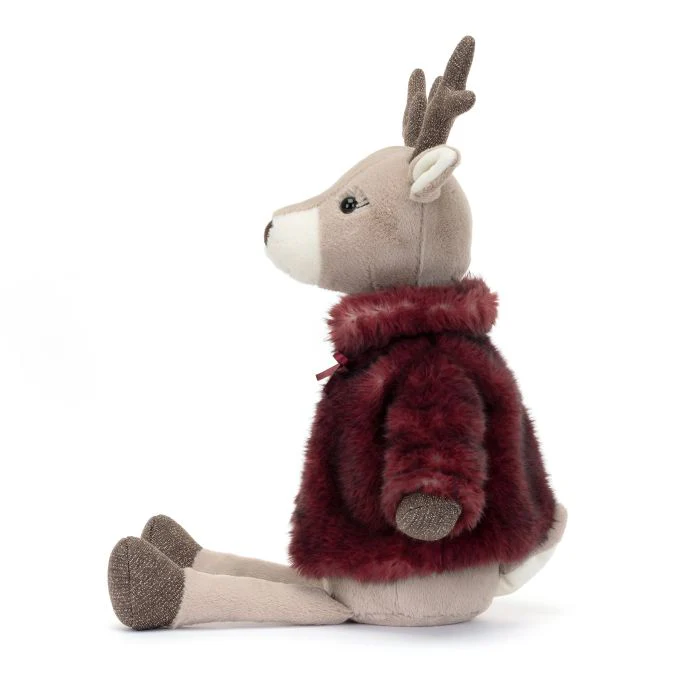 JELLYCAT VIVIEN REINDEER BEIGE & CREAM 20X12X31 CM - Image 3