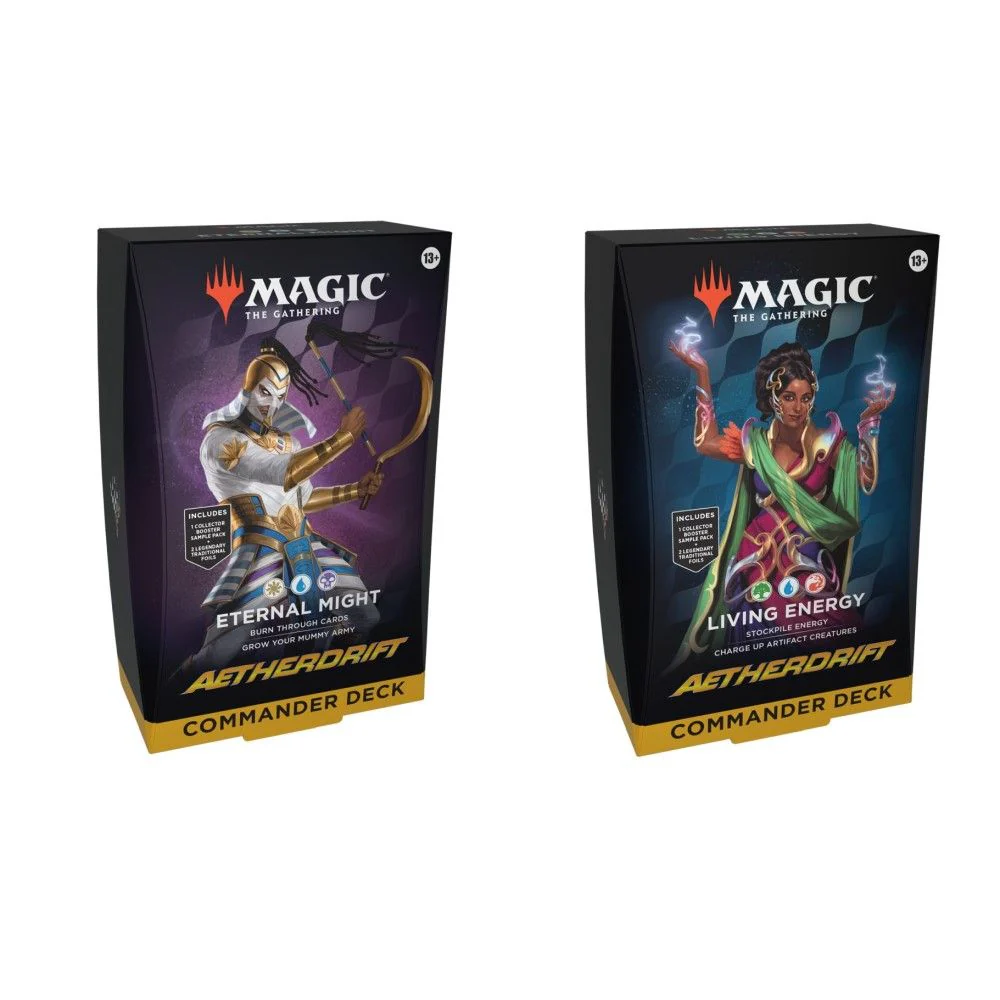 Magic the Gathering Aetherdrift Commander Decks