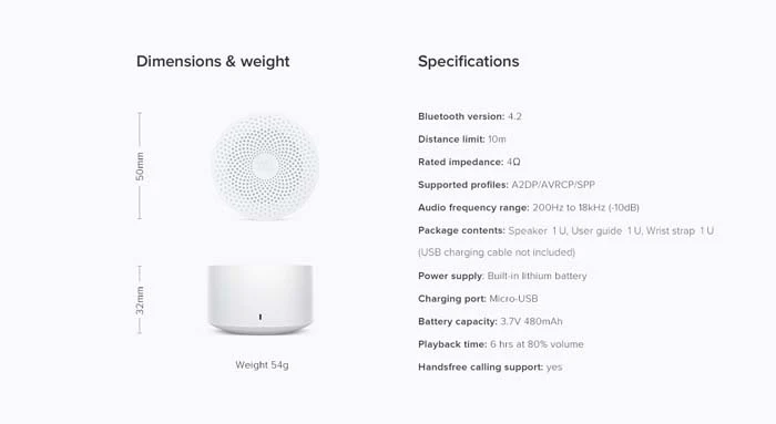 Mi Compact Bluetooth Speaker 2 - Image 6