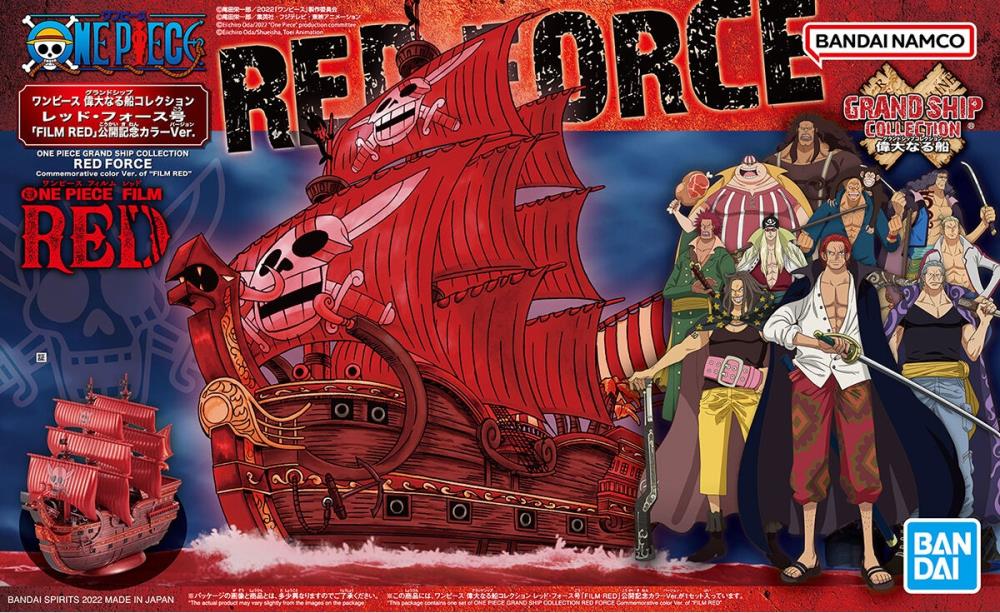 ONE PIECE - GRAND SHIP COLLECTION RED FORCE Commemorative colour ver. of "FILM RED" Model Kit - Image 8