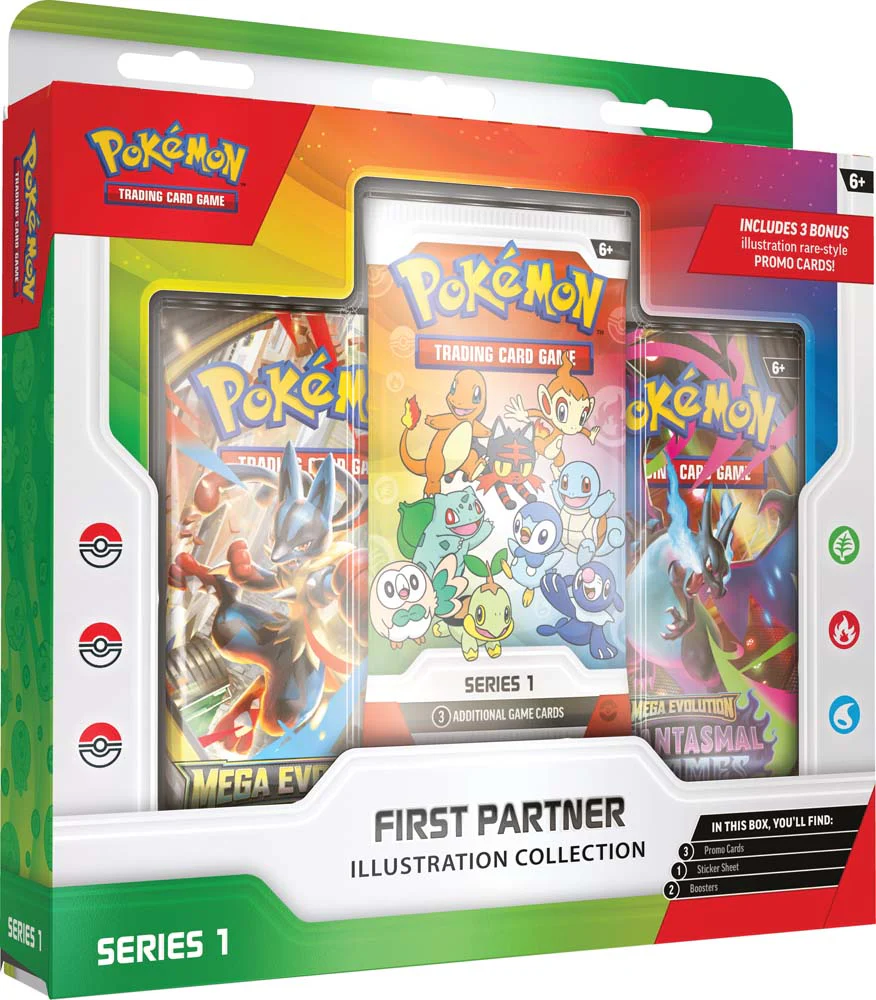 Pokemon TCG: First Partner Illustration Collection - Series 1 (Limit 2 per Customer)
