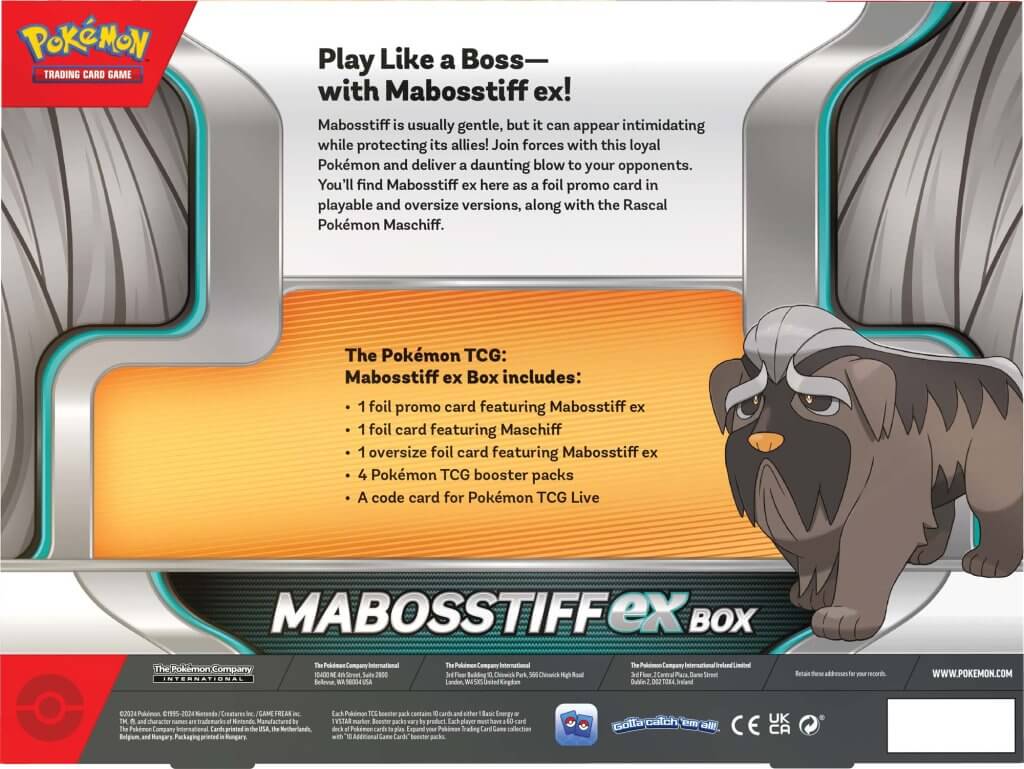 Pokemon TCG: Mabosstiff ex Box - Image 3