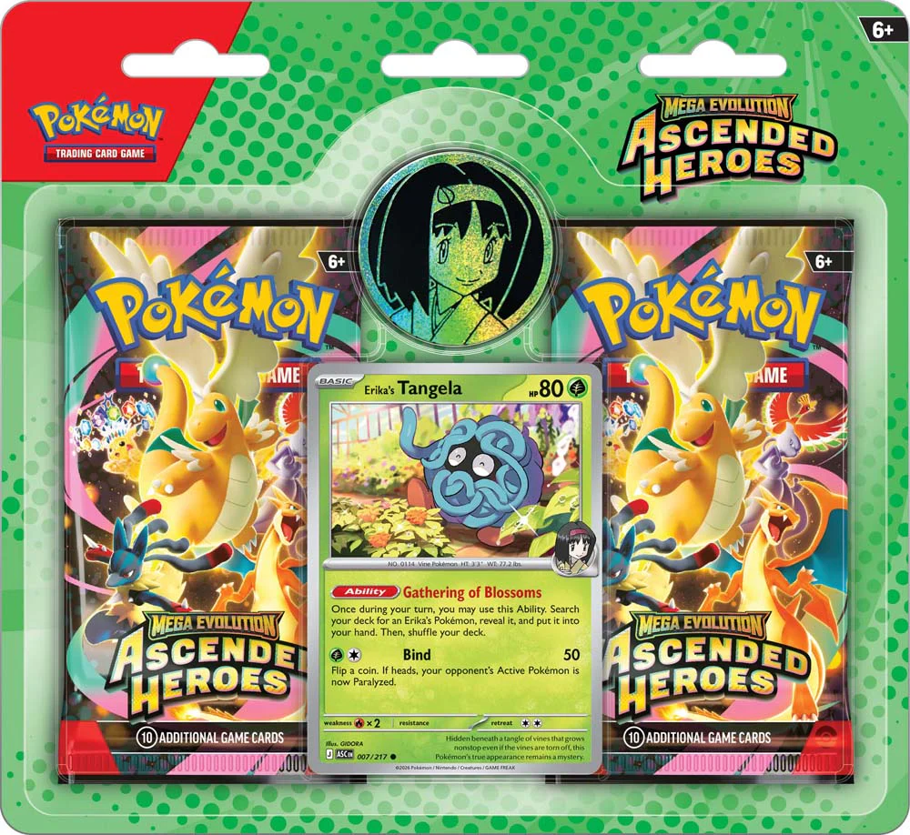 Pokemon TCG: Mega Evolution - Ascended Heroes Collection - Erika/Larry (Assorted) - Image 2