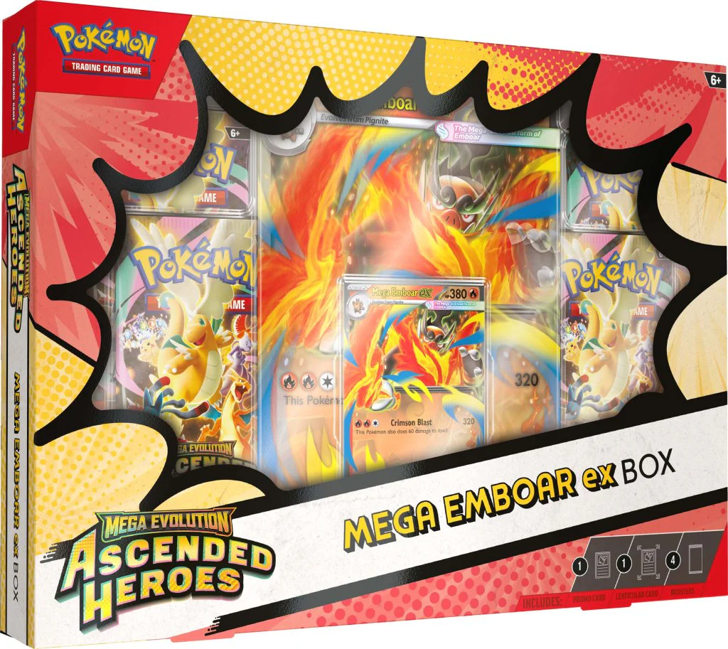 Pokemon TCG: Mega Evolution - Ascended Heroes Mega ex Box (Limit 1 per Customer) (Pre-Order) - Image 2
