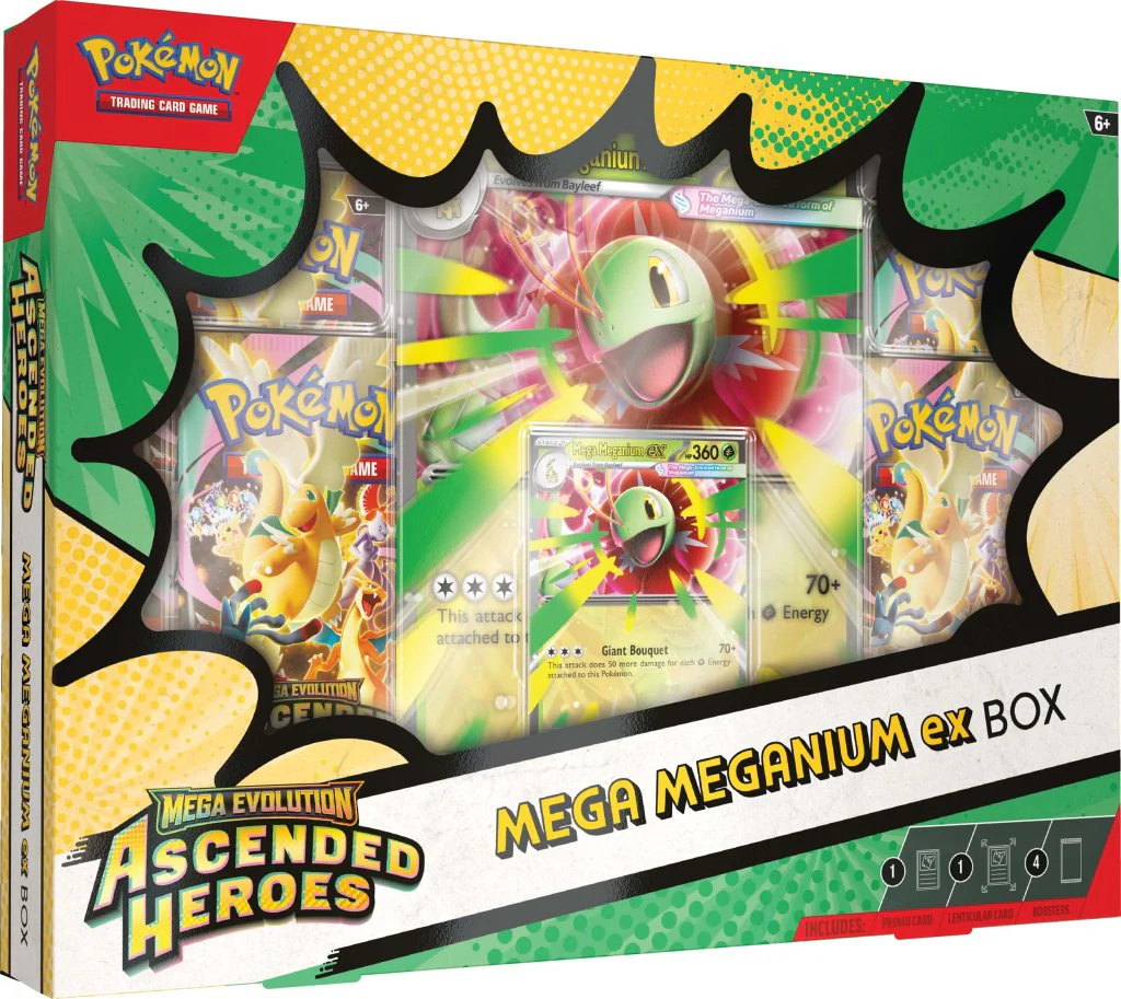 Pokemon TCG: Mega Evolution - Ascended Heroes Mega ex Box (Limit 1 per Customer) (Pre-Order) - Image 4