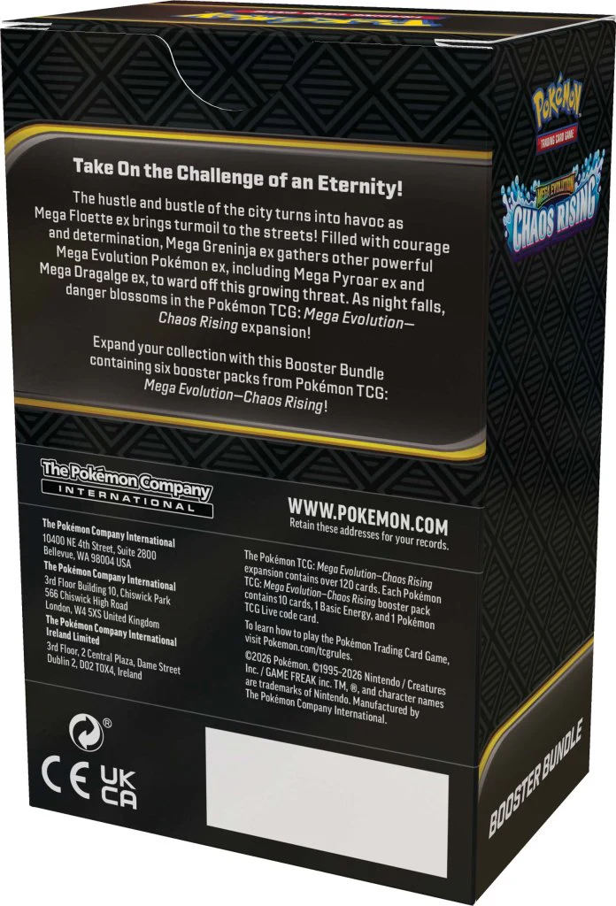 Pokemon TCG: Mega Evolution Chaos Rising Booster Bundle (Limit 2 per Customer) - Image 2