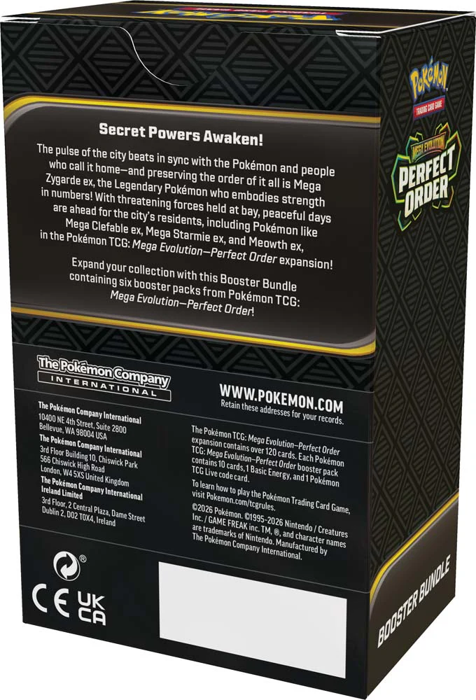 Pokemon TCG: Mega Evolution - Perfect Order Booster Bundle (Limit 2 per Customer)(Pre-Order) - Image 2
