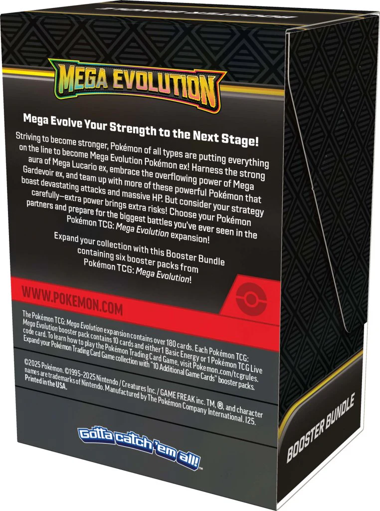 Pokemon TCG Mega Evolutions 1 Booster Bundle (Pre-Order)(Limit 2 per Customer) - Image 2