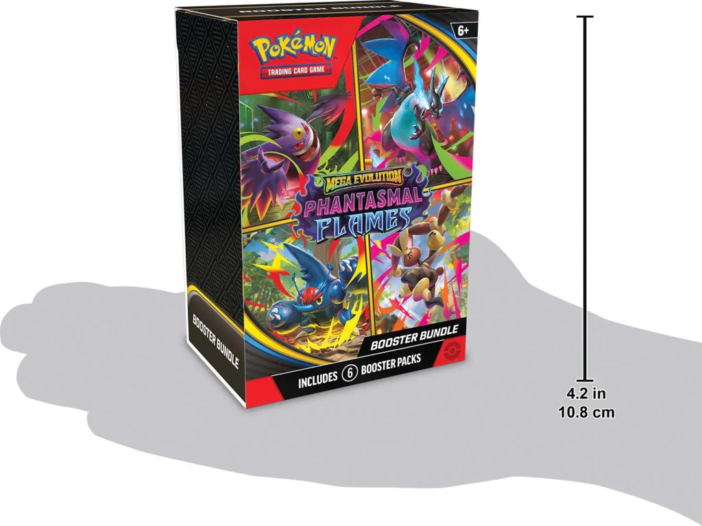 Pokemon TCG Mega Evolutions 2 Phantasmal Flames Booster Bundle (Pre-Order)(Limit 2 per Customer) - Image 3