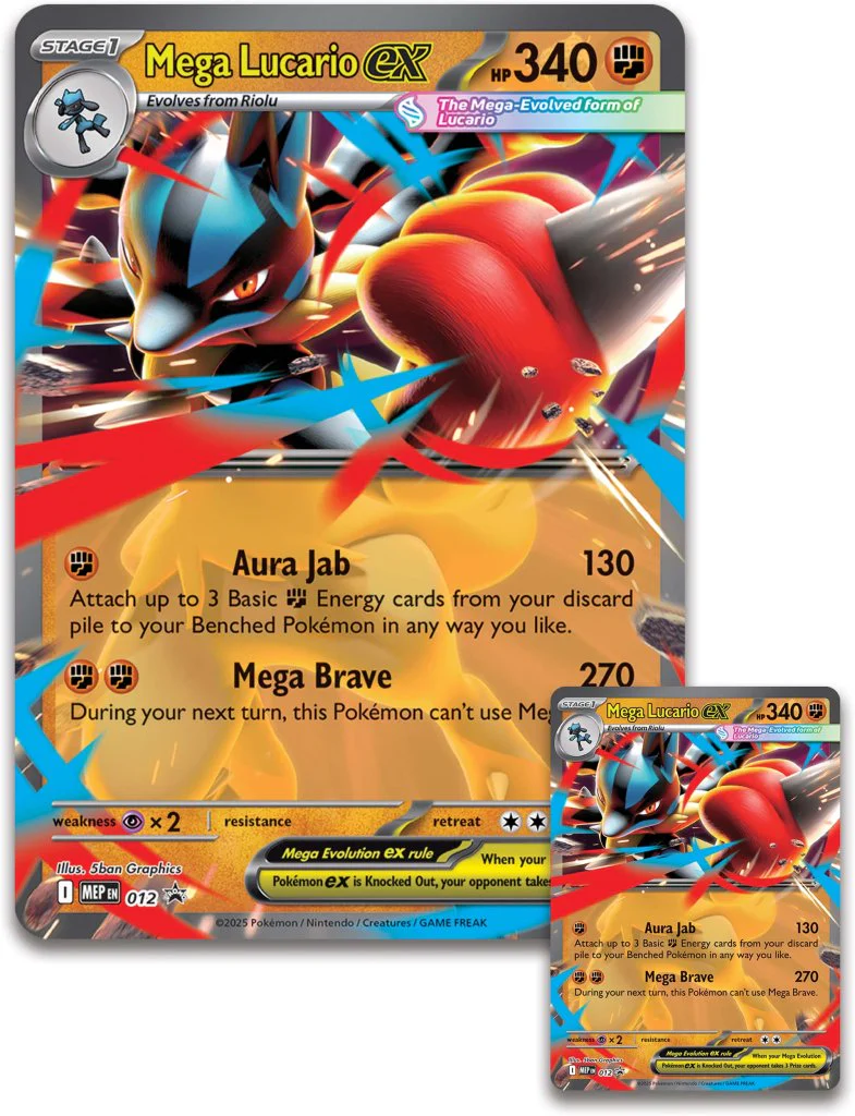 Pokemon TCG: Mega Lucario ex Figure Collection - Image 4