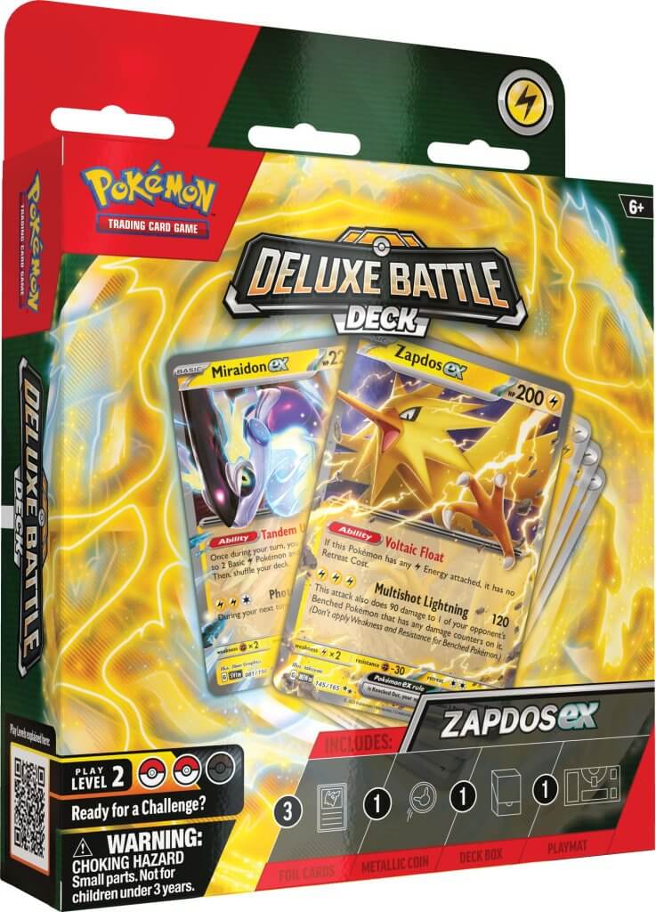 Pokemon TCG: Ninetales ex & Zapdos ex Deluxe Battle Deck - Image 2