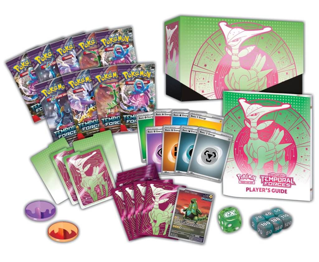 Pokemon TCG: Scarlet & Violet 5 Temporal Forces Elite Trainer Box - Image 5