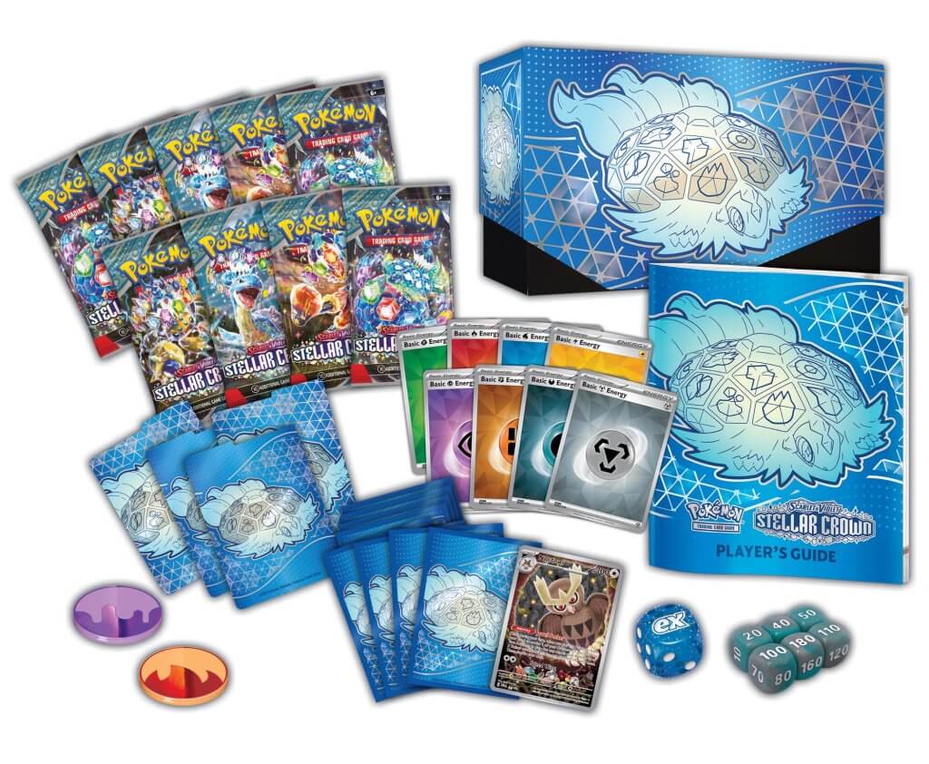 Pokemon TCG: Scarlet & Violet 7 Stellar Crown Elite Trainer Box - Image 2