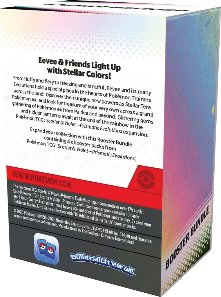 Pokemon TCG: Scarlet & Violet 8.5 Prismatic Evolutions Booster Bundle - Image 2
