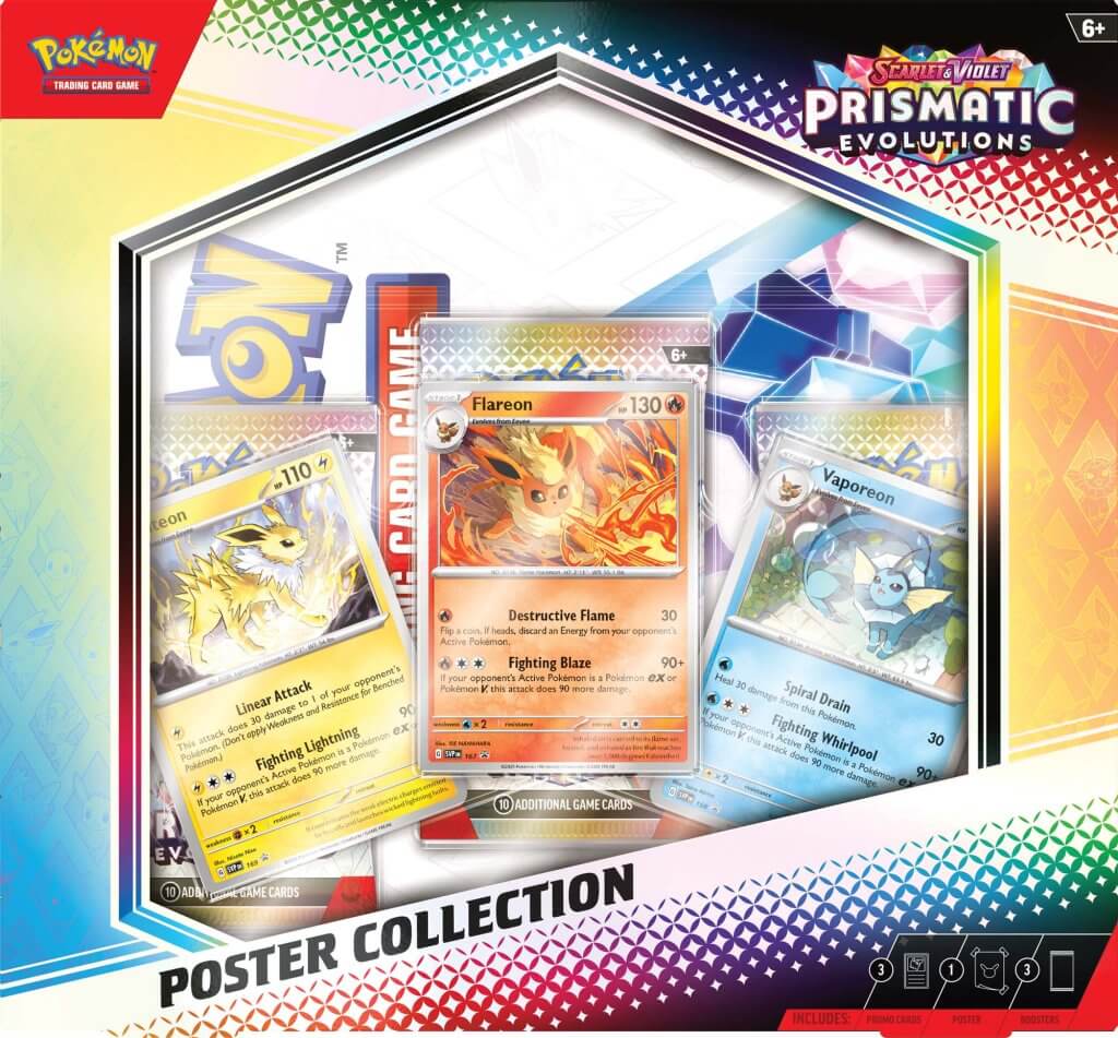 Pokemon TCG: Scarlet & Violet 8.5 Prismatic Evolutions Poster Collection - Image 2