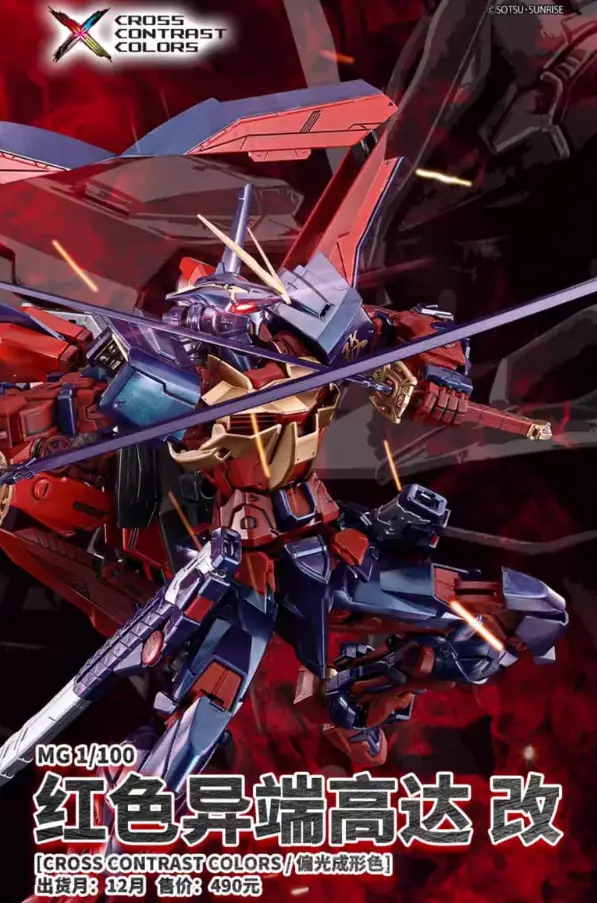 (PREMIUM-BANDAI) GUNDAM - MG 1/100 GUNDAM ASTRAY RED FRAME KAI (CROSS CONTRAST COLORS) - Image 6