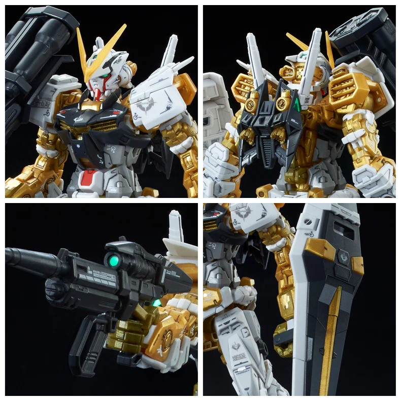 (PREMIUM-BANDAI) GUNDAM - RG 1/144 GUNDAM ASTRAY GOLD FRAME RONDO GINA SAHAKU'S USE MOBILE SUIT MBF-P01 - Image 8