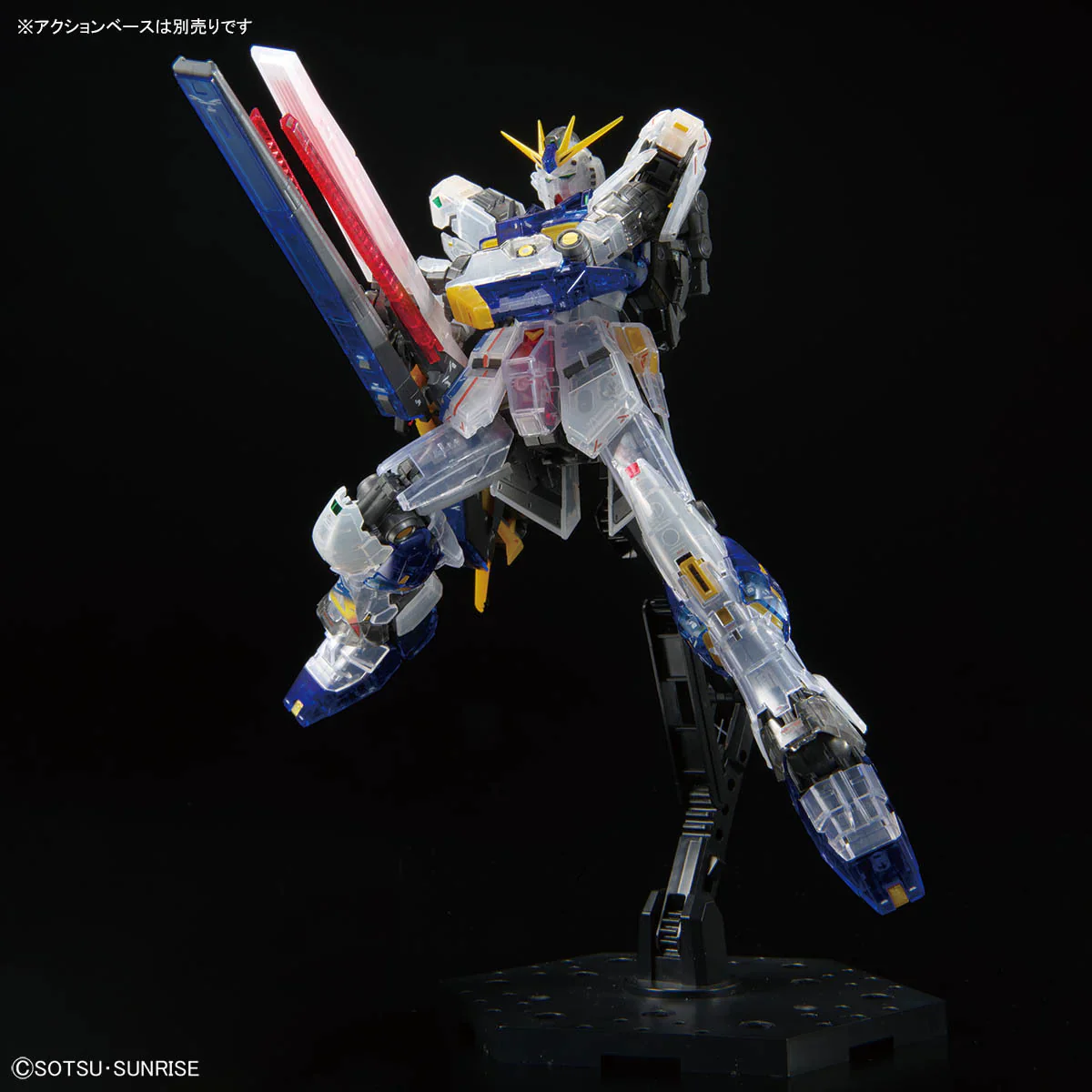 (PREMIUM-BANDAI) GUNDAM - RG 1/144 NU GUNDAM [CLEAR COLOR] - Image 4